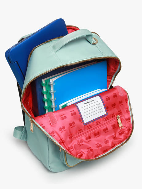 1 Compartment Backpack Jeune premier Blue daydream girls G other view 3