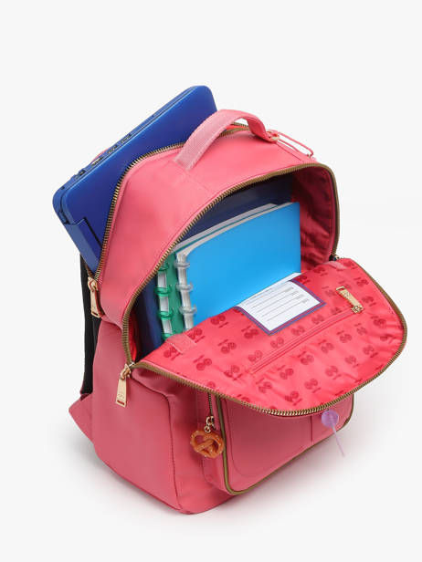 1 Compartment Backpack Jeune premier Pink daydream girls G other view 2