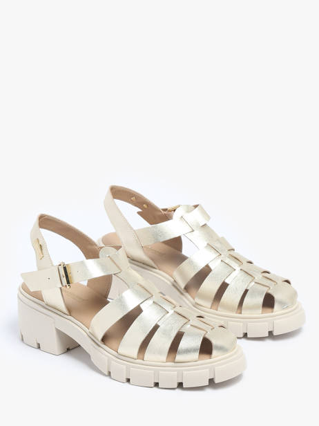 Sandales Bayla En Cuir Les tropeziennes Or accessoires BAYLA vue secondaire 1