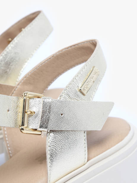 Sandales Bayla En Cuir Les tropeziennes Or accessoires BAYLA vue secondaire 2