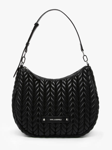 Sac Porté épaule K Weave Polyurethane Karl lagerfeld Noir k weave A3W30147