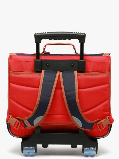 Cartable à Roulettes 2 Compartiments Tann's Rouge les fantaisies g 43124 vue secondaire 4