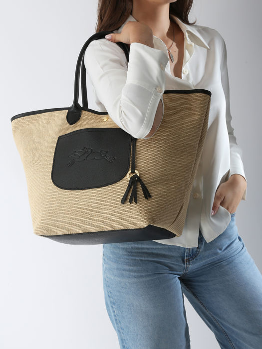 Longchamp New le panier pliage Hobo bag Black