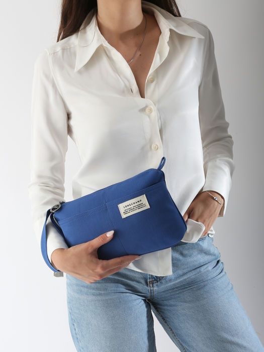 Longchamp Le pliage worker Clutches Blue