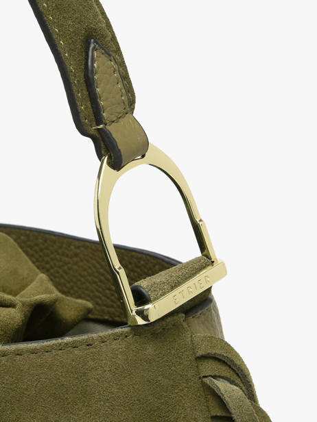 Sac Bandoulière Country Cuir Etrier Vert country ECOU161M vue secondaire 4