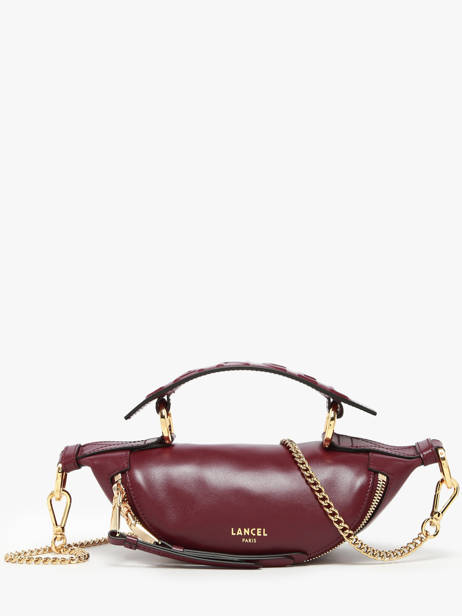 Xs Leather Origami Crossbody Bag Lancel Violet origami A12526