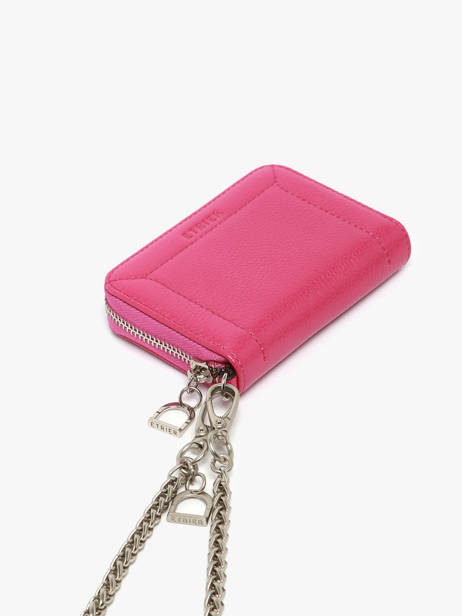 Coin Purse Altesse Leather Etrier Pink altesse EALT096M other view 2