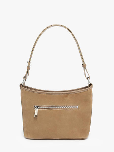 Sac Bandoulière Suede Cuir Lancaster Beige suede 80 vue secondaire 4