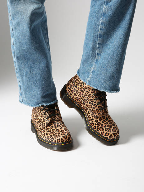 Boots 1460 Pascal En Cuir Dr martens Marron accessoires 41657200 vue secondaire 1