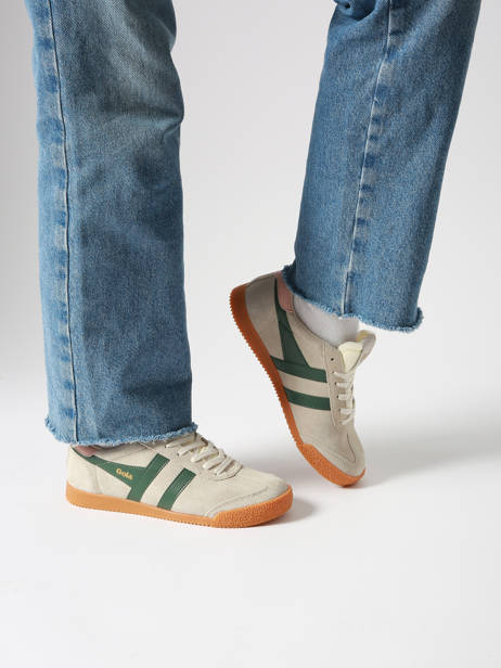 Sneakers Elan En Cuir Gola Beige accessoires CLB538 vue secondaire 1