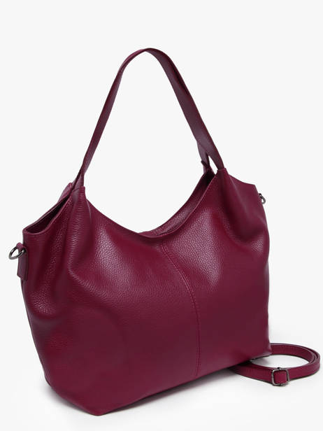 Sac Porté épaule Caviar Cuir Milano Rouge caviar CA25061 vue secondaire 2