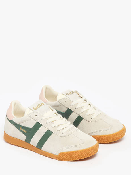 Sneakers Elan En Cuir Gola Beige accessoires CLB538 vue secondaire 2