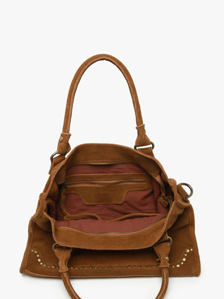 Sac à Main A4 Houston Cuir Basilic pepper Marron houston BHOU22 vue secondaire 3