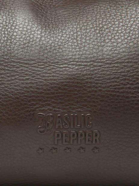 Top Handle Cow Leather Basilic pepper Brown cow BCOW22 other view 5