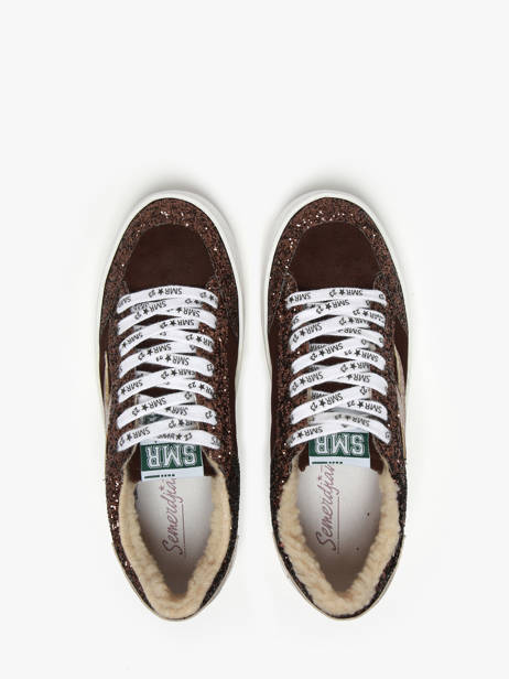 Sneakers Noubar En Cuir Semerdjian Marron accessoires NOUBAR vue secondaire 3