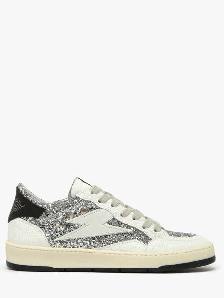 Sneakers En Cuir Semerdjian Argent accessoires DANY