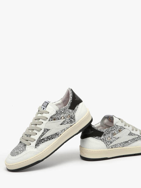 Sneakers En Cuir Semerdjian Argent accessoires DANY vue secondaire 2