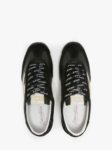 Sneakers Joyce En Cuir Semerdjian Noir accessoires JOYCE vue secondaire 3