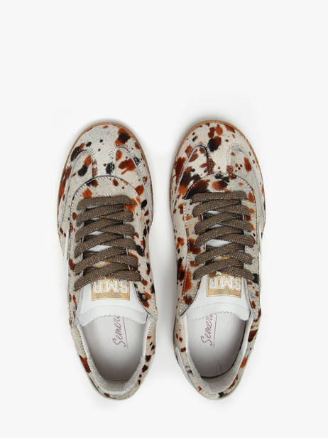 Sneakers Aslan En Cuir Semerdjian Multicolore accessoires ASLAN vue secondaire 3