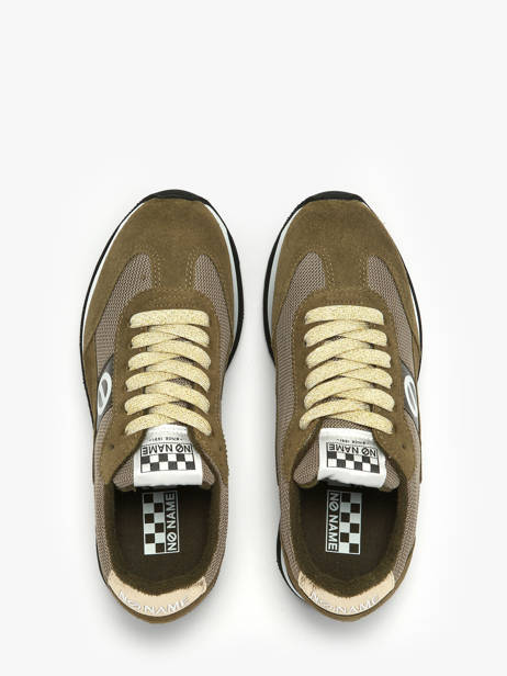 Sneakers Plateforme Flex M Jogger En Cuir No name Vert accessoires IMKNITAY vue secondaire 3