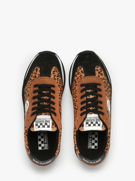 Sneakers Plateforme Flex M Jogger En Cuir No name Marron accessoires IMHP01KC vue secondaire 3