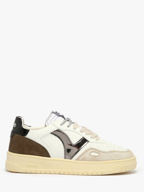 Sneakers En Cuir Victoria Vert accessoires 1257135