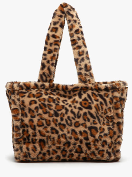 Sac Porté épaule A4 Fur David jones Beige fur CM7878