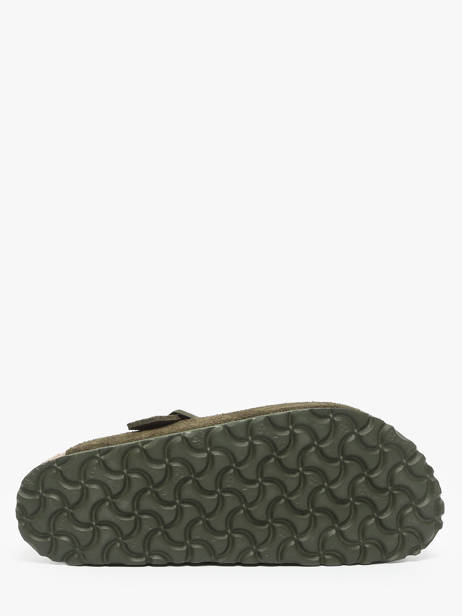 Mules Boston En Cuir Birkenstock Vert accessoires 1024714 vue secondaire 4