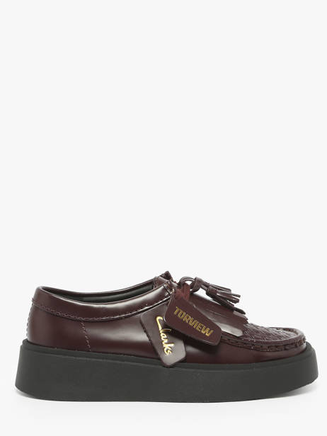 Chaussures Derbies Torview En Cuir Clarks Marron accessoires 26184948
