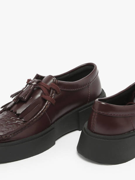 Chaussures Derbies Torview En Cuir Clarks Marron accessoires 26184948 vue secondaire 2