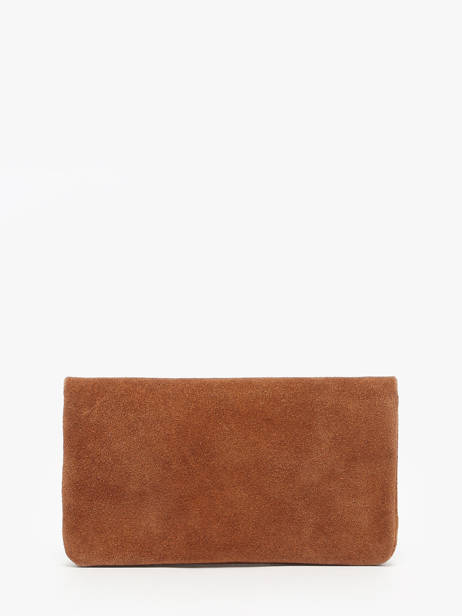 Leather Velvet Wallet Milano Brown velvet VE23113 other view 2