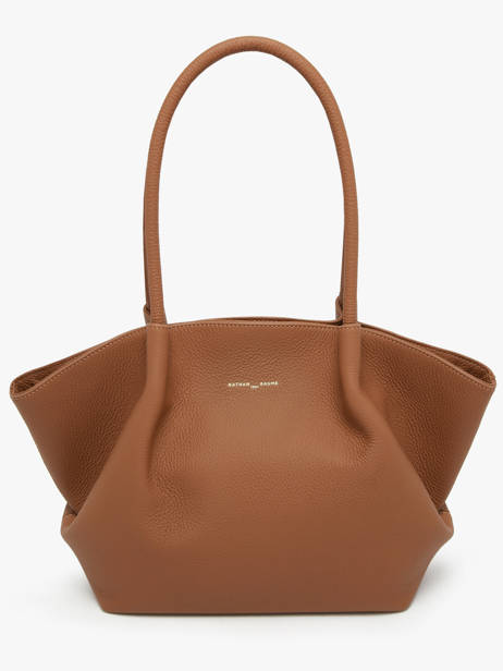 Sac Porté épaule Galatée Cuir Nathan baume Marron nymphea 3 vue secondaire 5