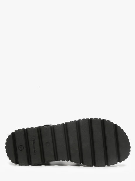 Sandales En Cuir Tamaris Noir accessoires 44 vue secondaire 4