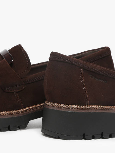 Mocassins En Cuir Tamaris Marron women 43 vue secondaire 3