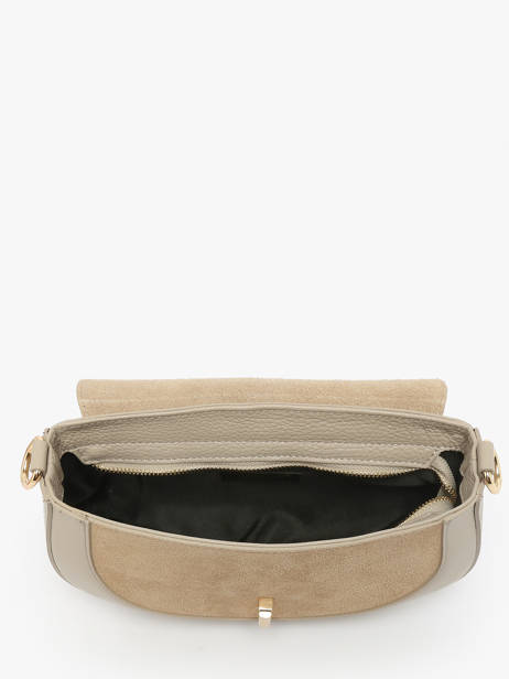 Shoulder Bag Velvet Caviar Leather Milano Beige velvet caviar VC25069 other view 3