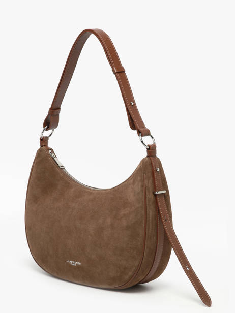 Sac Porté épaule Suede Cuir Lancaster Marron suede 82 vue secondaire 2