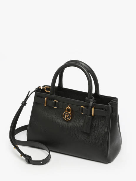 Satchel American Icon Leather Tommy hilfiger Black american icon AW17926 other view 2