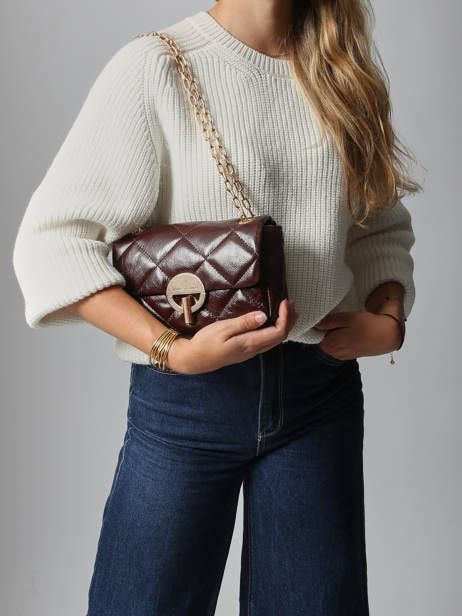 Moyen Sac Moon En Cuir Vanessa bruno Marron moon 84V40533 vue secondaire 1