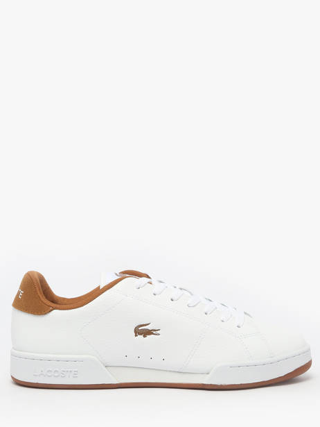 Sneakers En Cuir Lacoste Blanc men SMA0051