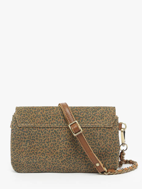 Sac Bandoulière Vintage Cuir Mila louise Marron vintage 3783PAC vue secondaire 4