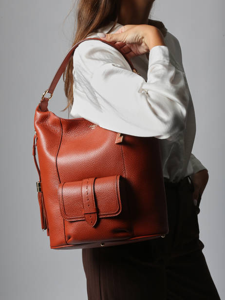 Shoulder Bag Premier Flirt Leather Lancel Red premier flirt A13789 other view 1