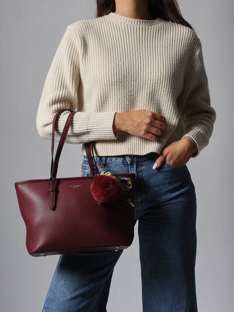 Sac Porté épaule Grained Miniprix Rouge grained F2531 vue secondaire 1