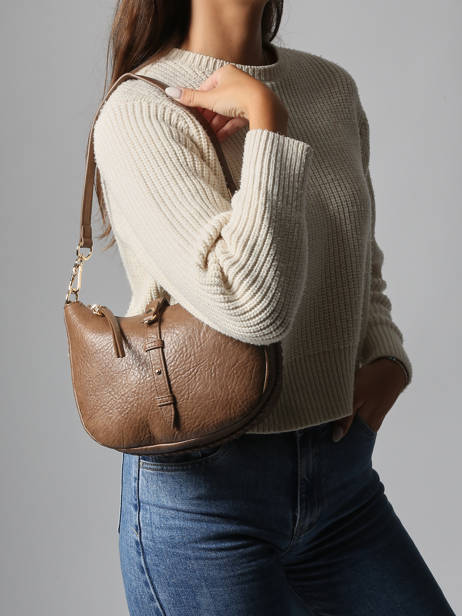 Shoulder Bag Bride Lulu castagnette Brown bride ZAYDEN other view 1