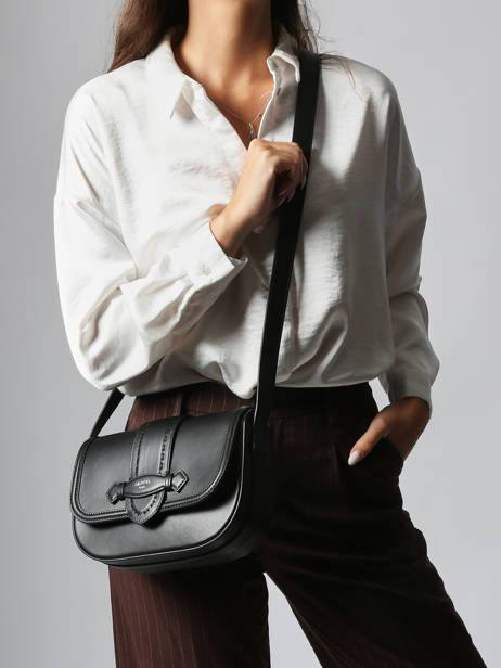 Sac Bandoulière Sienna Cuir Lancel Noir sienna A13719 vue secondaire 1