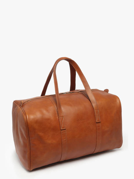 Travel Bag Vintage Paul marius Brown vintage CABINE other view 2