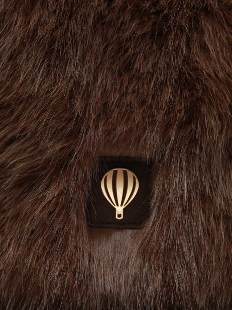 Sac Porté épaule Doudou Fourrure Le voyage en panier Marron doudou AHP262 vue secondaire 2