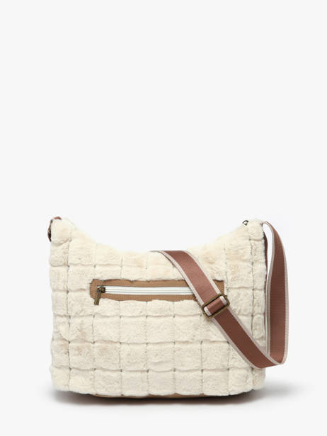 Sac Bandoulière Quadri Polyester Le voyage en panier Beige quadri AHP272 vue secondaire 5