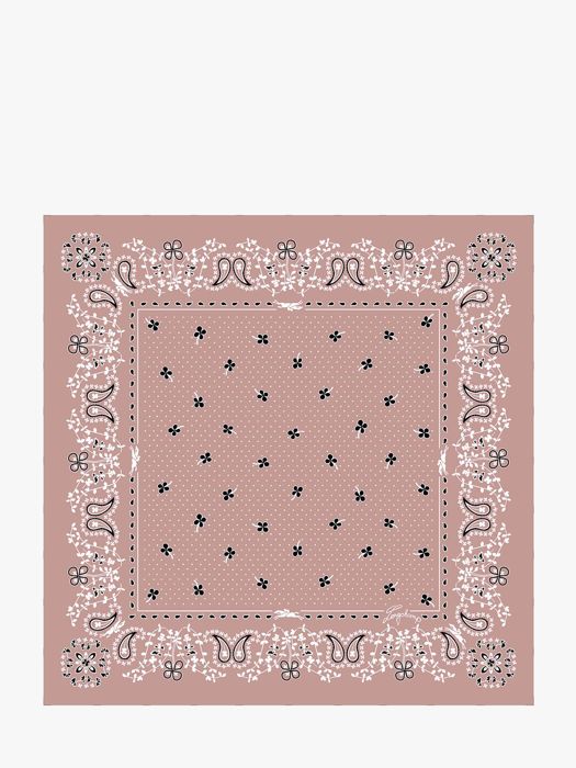 Longchamp Soie gots Scarf Pink