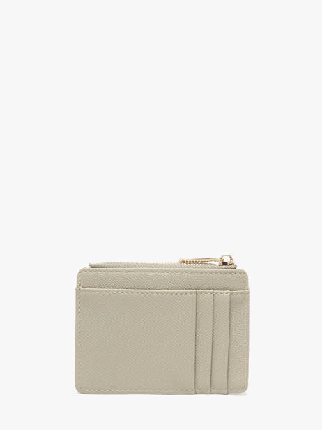 Porte-monnaie Porte-cartes David jones Vert saffiano 1 vue secondaire 2