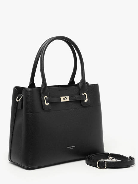 Sac Porté Main Saffiano David jones Noir saffiano CM7744 vue secondaire 1